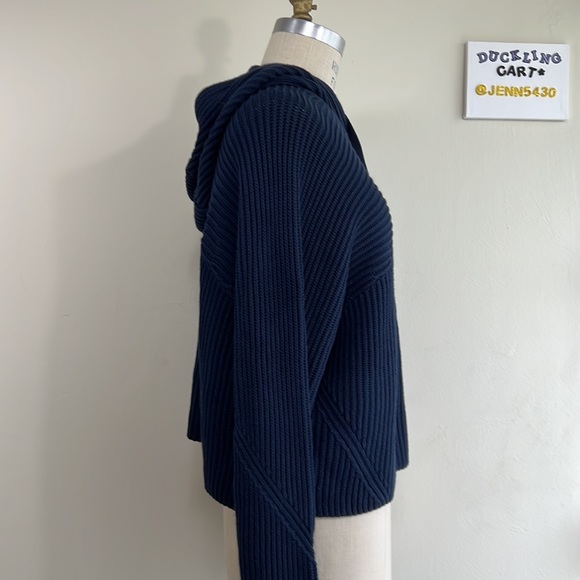 NWT👕 rag & bone Ann Cotton Hoodie SZ-L - Picture 3 of 12